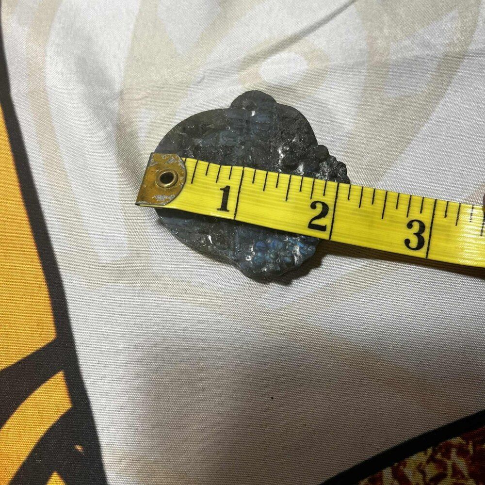 Very Flashy Labradorite Castle Carving - Picture 6 of 6